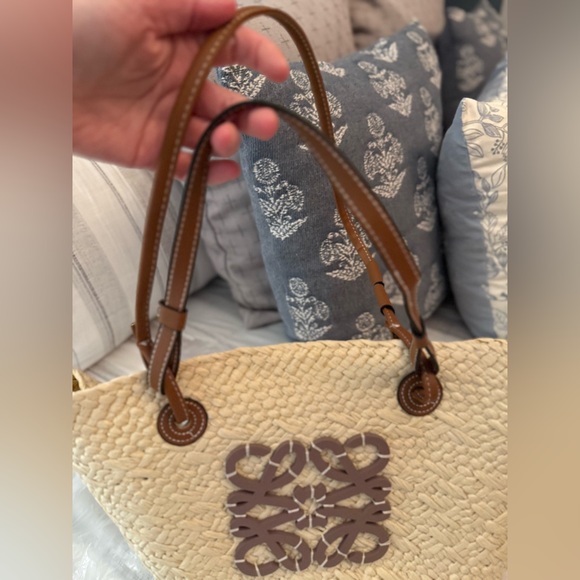 NWT VICI Sold Out Palm Leaf Monogram Straw Tote Bag - Picture 9 of 12